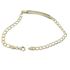 Foto de 10-00-6600 - PULSERA PLACA BICOLOR (PLACA 5X30MM) 18.5CM (2,84gr) 18K