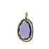 Foto de 71-4643CM - COLGANTE PIEDRA COLOR MORADO 20MM 18K