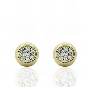 Foto de 70-001 - PENDIENTES BOLA CRYSTALLATO 4MM 18K