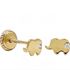 Foto de 99-PT853 - PENDIENTES ELEFANTE CIRCONITA 4MM 18K