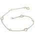 Foto de 28-2054 - PULSERA CORAZONES PERLAS 5-4MM 19CM (ANILLA A 1.5CM) 18K