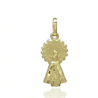 Foto de 78-3058-318 - VIRGEN DEL PILAR SILUETA 18MM 18K