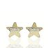 Foto de 99-PT789 - PENDIENTES ESTRELLA CIRCONITA 5.5MM 18K