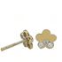 Foto de 99-PT788 - PENDIENTES FLOR CIRCONITA 5MM 18K