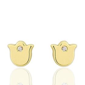 Foto de 51-200297201 - PENDIENTES TULIPÁN CIRCONITA 5MM 18K