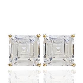 Foto de 05-3988 - PENDIENTES CIRCONITA 8X8MM 18K