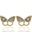 Foto de 51-1859906 - PENDIENTES MARIPOSA BICOLOR CIRCONITA 6MM 18K