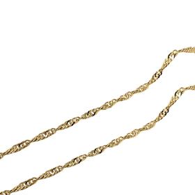 Foto de 04-SING50X60 - CADENA SINGAPUR CALIBRE 50 3MMX60CM (10,45gr) 18K** 