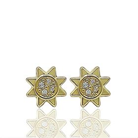 Foto de 51-319604 - PENDIENTES SOL CIRCONITA 6MM 18K