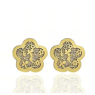 Foto de 51-1513505 - PENDIENTES FLOR NÁCAR 8MM 18K