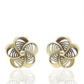 Foto de 51-2202750 - PENDIENTES FLOR CALADOS 9MM 18K