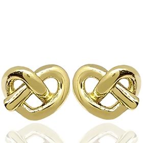 Foto de 62-2654 - PENDIENTES CORAZÓN NUDO 7MM 18K