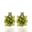 Foto de 71-11999V - PENDIENTES PIEDRAS COLOR SEMIPRECIOSA VERDE PERIDOTO 7MM 18K