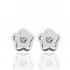 Foto de 90-6046-1B - PENDIENTES BRILLANTE FLOR 4MM O.B. 18K