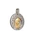 Foto de 26-AG309-1 - MEDALLA ORO Y PLATA BRILLANTE VIRGEN NIÑA 17MM FINOR