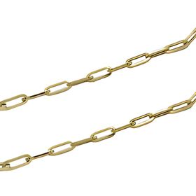 Foto de 04-021300-50 - CADENA ESLABONES 4X10MM 50CM (6,18gr) 18K
