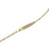 Foto de 45-0223 - PULSERA BEBÉ PLACA (PLACA 4X20MM) 12CM (1,15gr) 18K