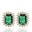 Foto de 28-030EP - PENDIENTES ESMERALDA CIRCONITA 10.5MM 18K**