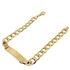 Foto de 10-391-051 - PULSERA PLACA BARBADA 8MM 21CM (12,20gr) (PLACA 10X38MM) 18K