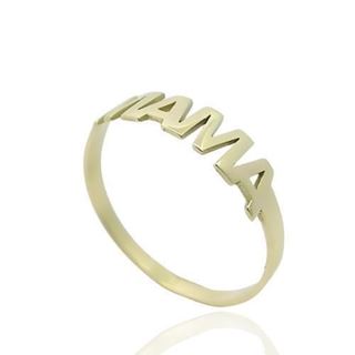 Foto de 13-S4 - SORTIJA CUATRO LETRAS 5X16MM 18K