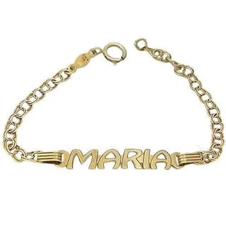 Foto de 13-PU05 - PULSERA NOMBRE CINCO LETRAS 4MM 18K