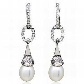 Foto de 54-11233 - PENDIENTES PERLA CIRCONITA CATALÁN 44MM O.B. 18K