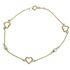 Foto de 10-139-3428 - PULSERA CORAZONES-PERLAS 7-3MM 19CM (1,80gr) 18K