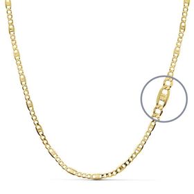 Foto de 04-VAL55X50 - CADENA VALENTINO 2.70MM CALIBRE 55X50CM (3,62gr) 18K