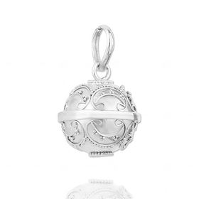 Foto de 18-AG133195 - COLGANTE PLATA LLAMADOR DE ÁNGEL DIBUJO 16MM