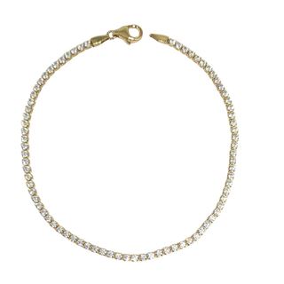 Foto de 10-400-1356 - PULSERA CIRCONITA RIVIERE 2MMX19CM (2,70gr) 18K** 