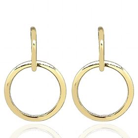 Foto de 10-401-1564 - PENDIENTES DOS AROS 25MM 18K 