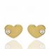 Foto de 99-PT851 - PENDIENTES CORAZÓN CIRCONITA 4MM 18K