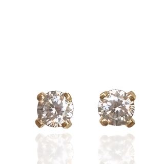 Foto de 05-2541 - PENDIENTES CIRCONITA GARRAS 3MM 18K 