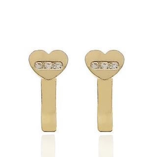 Foto de 99-PT820C - PENDIENTES CIRCONITA 13MM CATALÁN 18K