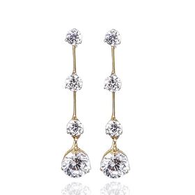 Foto de 71-3902 - PENDIENTES CIRCONITA 31MM 18K