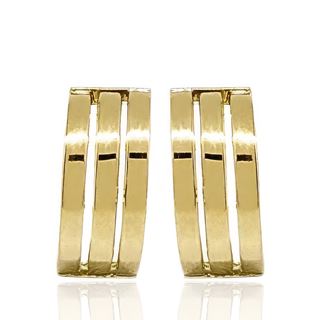 Foto de 71-8675A - PENDIENTES BRILLO 15MM CIERRE OMEGA