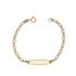Foto de 88-1608 - PULSERA BEBÉ PLACA (PLACA 4X20MM) 12CM (1,23gr) 18K