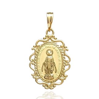 Foto de 78-6280-823 - MEDALLA MILAGROSA CERCO 23MM 18K**