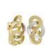 Foto de 71-11059 - PENDIENTES NUDO BICOLOR 16MM CATALÁN 18K