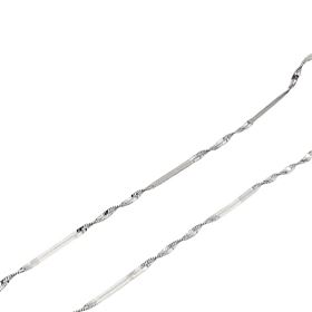 Foto de 20-GM25X45 - CADENA PLATA COMBINADA 2MMX45CM