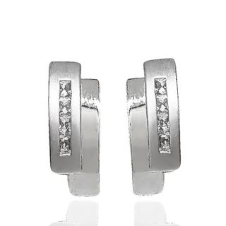 Foto de 71-3004B - PENDIENTES CIRCONITA CATALÁN 15MM O.B. 18K 