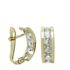 Foto de 71-2249 - PENDIENTES CIRCONITA CARRIL 4X12MM CATALÁN 18K