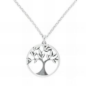 Foto de 20-20G - GARGANTILLA PLATA ÁRBOL DE LA VIDA 23MM 45CM 