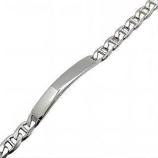 Foto de 20-TRVB200 - PULSERA PLATA PLACA ANCLA 7.4MM 21.5CM (PLACA 7.7X40MM)