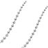 Foto de 20-BEAD120X50 - CADENA PLATA BOLAS LAPIDADAS 1MMX50CM 