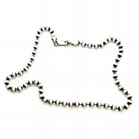 Foto de 20-BEAD500X42R - CADENA PLATA BOLAS RUTILO 5MMX42CM