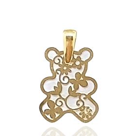 Foto de 51-12024 - COLGANTE OSO NÁCAR 23MM 18K