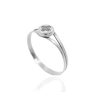 Foto de 70-829BS - SORTIJA CIRCONITA 5MM O.B. 18K