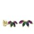 Foto de 71-11849P - PENDIENTES TREPADORES PIEDRAS COLOR 10MM 18K 