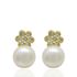 Foto de 05-2300P - PENDIENTES FLOR PERLA 12MM CATALÁN 18K